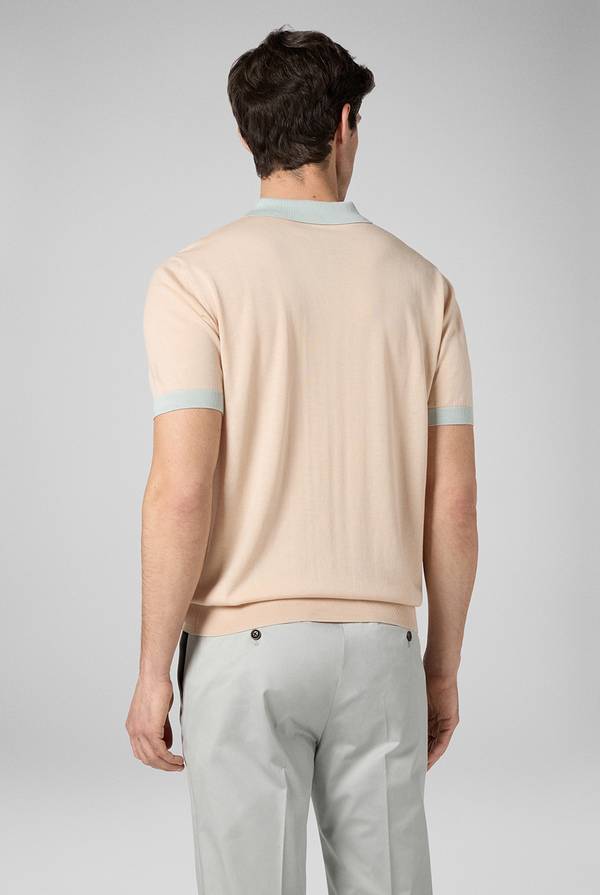 Lab. Pal Zileri Polo a maniche corte con scollo a V Outlet