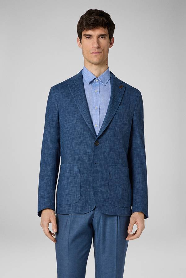 Lab. Pal Zileri Giacca Brera in misto lana, cotone e nylon Italia
