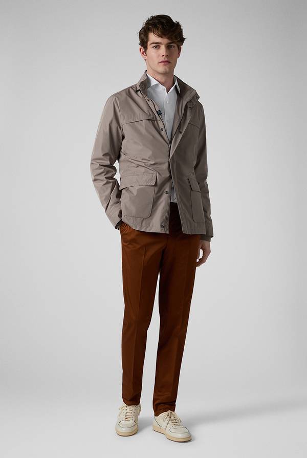 Lab. Pal Zileri Oyster Field Jacket in nylon ultra leggero Vendita
