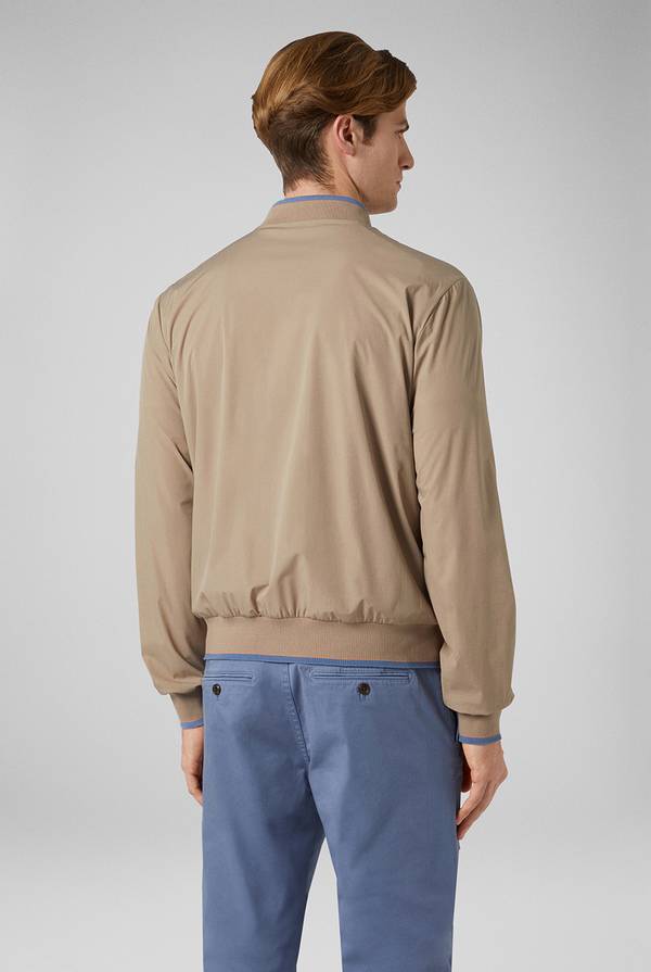 Lab. Pal Zileri Bomber in soft shell color tortora Outlet