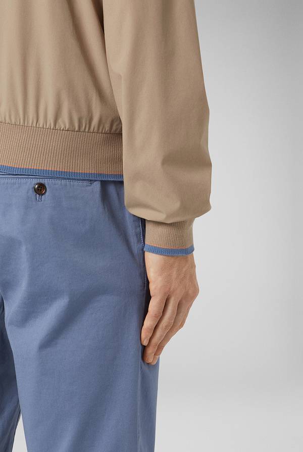 Lab. Pal Zileri Bomber in soft shell color tortora Outlet
