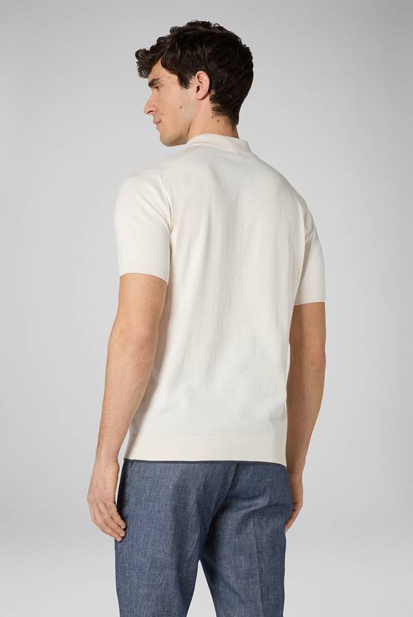 Lab. Pal Zileri Polo in maglia con calati Nuova