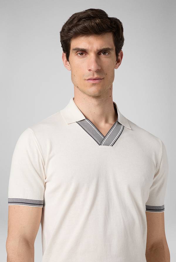 Lab. Pal Zileri Polo con finiture millerighe 2025