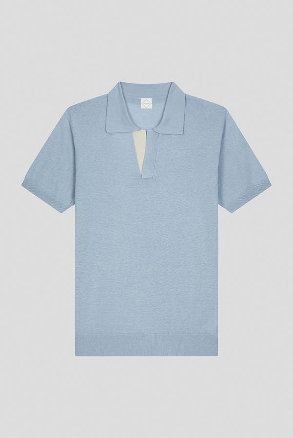 Lab. Pal Zileri Polo in maglia di lino e seta