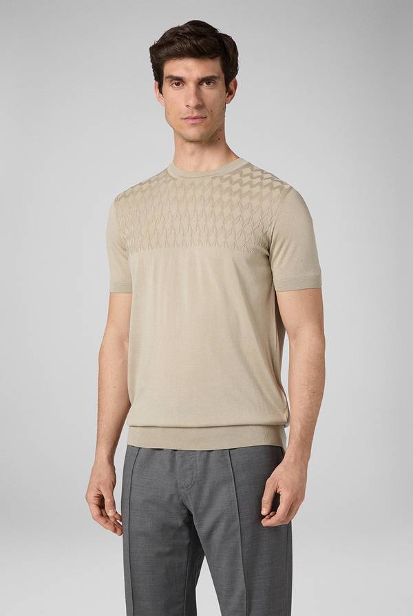 Lab. Pal Zileri Tshirt con lavorazione 3D Qualità Garantita