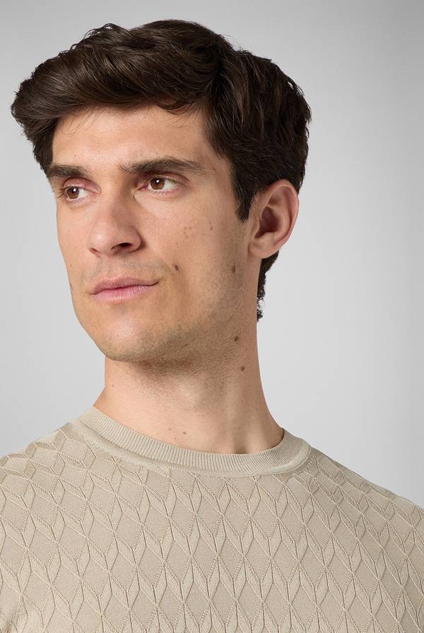 Lab. Pal Zileri Tshirt con lavorazione 3D Qualità Garantita