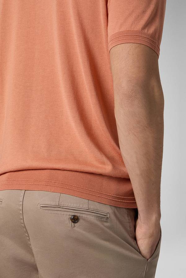Lab. Pal Zileri Polo in cotone e tencel Negozi Online