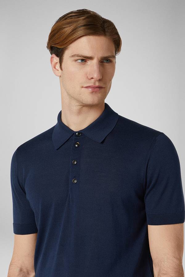 Lab. Pal Zileri Polo in maglia di seta e cotone Fino Al -60%