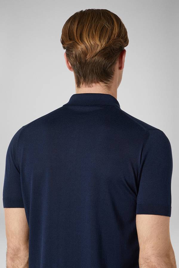 Lab. Pal Zileri Polo in maglia di seta e cotone Fino Al -60%