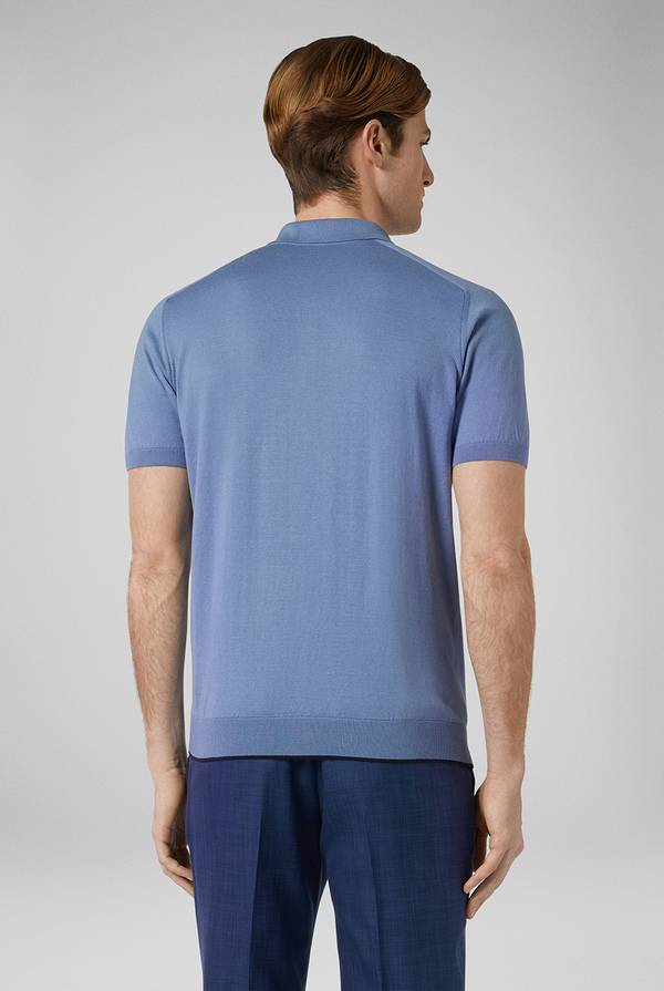 Lab. Pal Zileri Polo in maglia con calati Prezzo Ridotto