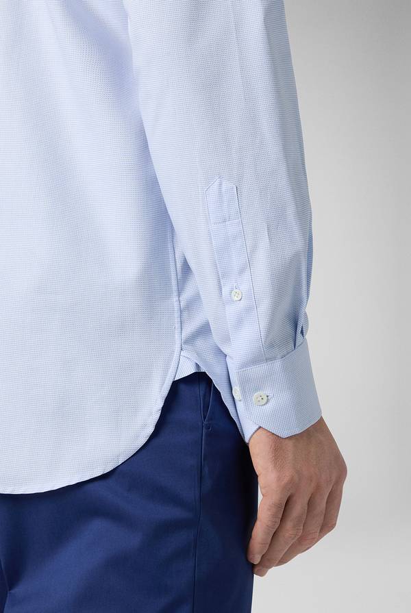 Lab. Pal Zileri Camicia azzurra con micro struttura Offerta