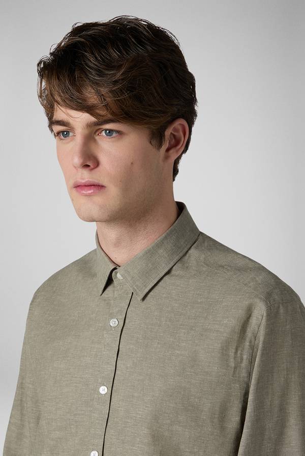 Lab. Pal Zileri Camicia in lino e cotone Outlet