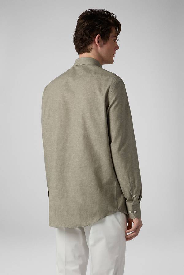 Lab. Pal Zileri Camicia in lino e cotone Outlet