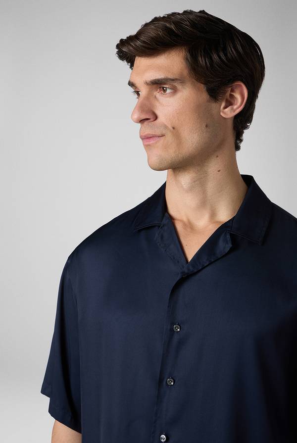 Lab. Pal Zileri Camicia bowling blu navy Offerte