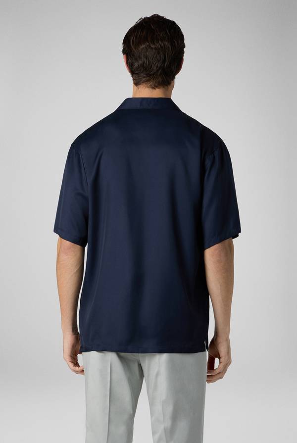 Lab. Pal Zileri Camicia bowling blu navy Offerte
