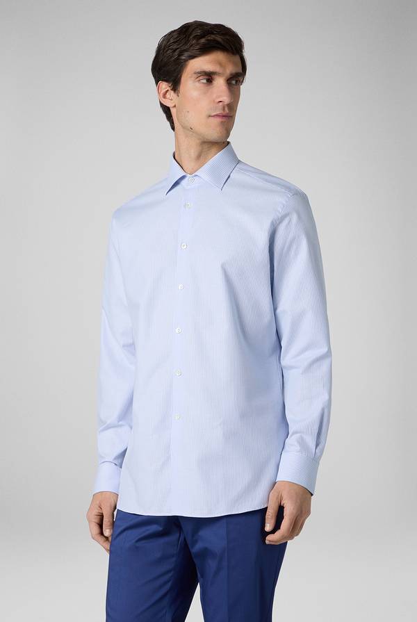 Lab. Pal Zileri Camicia in puro cotone jacquard Hotsell
