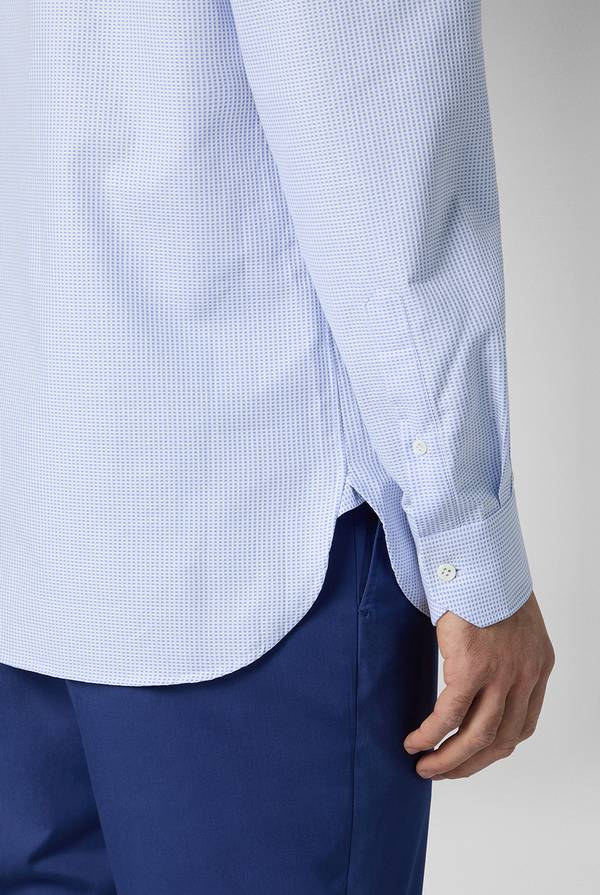 Lab. Pal Zileri Camicia in puro cotone jacquard Hotsell