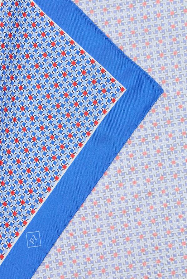 Lab. Pal Zileri Pochette in seta pied de poule Qualità