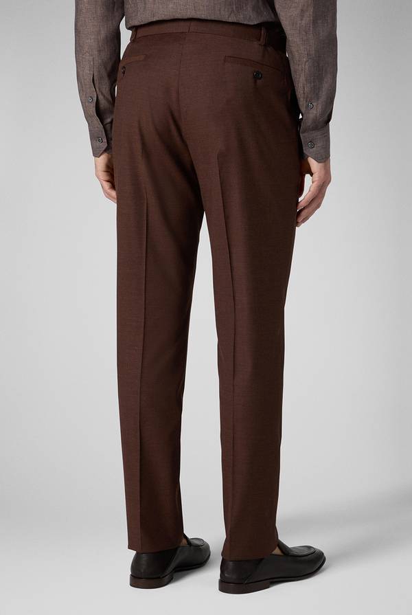 Lab. Pal Zileri Pantalone classico in lana e bamboo Sostegno trimestrale