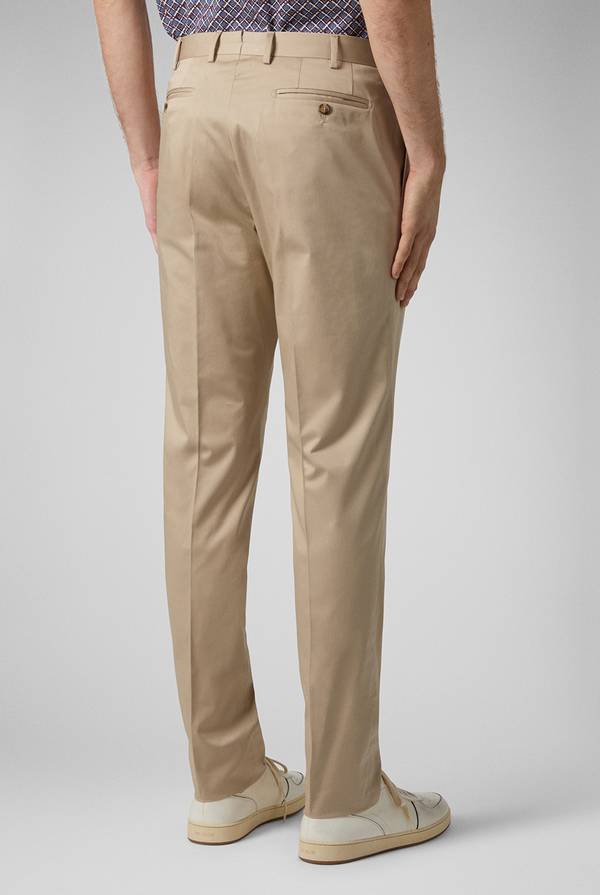Lab. Pal Zileri Pantalone in cotone stretch Vendita Economica