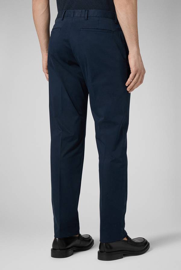 Lab. Pal Zileri Chino in cotone stretch tinto in capo Promozione