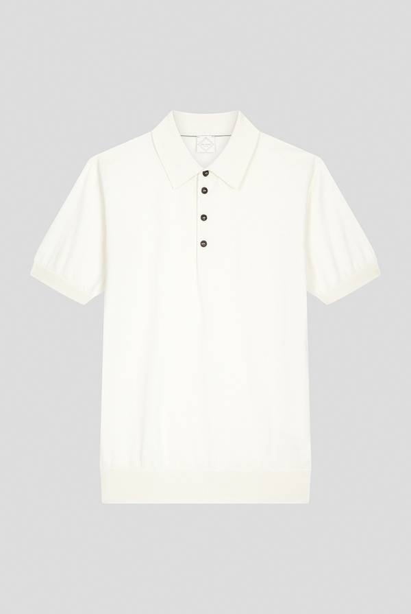 Lab. Pal Zileri Polo in maglia di seta e cotone