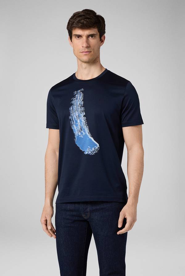 Lab. Pal Zileri Tshirt con lavorazione jacquard Consegna Veloce