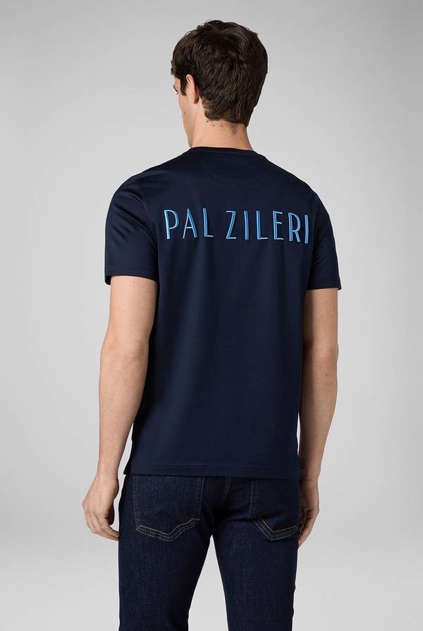 Lab. Pal Zileri Tshirt con lavorazione jacquard Consegna Veloce