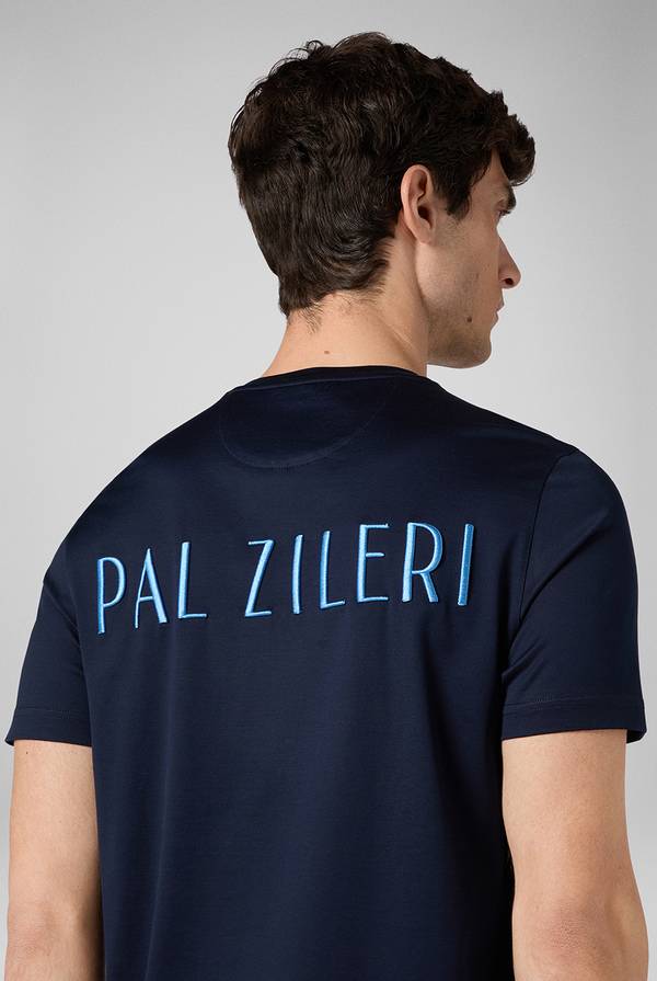 Lab. Pal Zileri Tshirt con lavorazione jacquard Consegna Veloce
