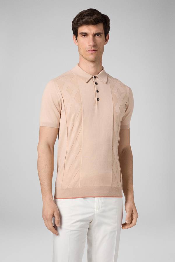 Lab. Pal Zileri Polo in maglia con calati Shopping Online