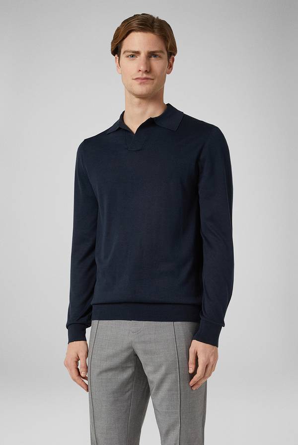 Lab. Pal Zileri Polo in maglia a maniche lunghe Novità