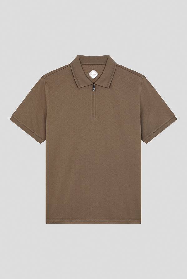 Lab. Pal Zileri Polo con monogramma allover