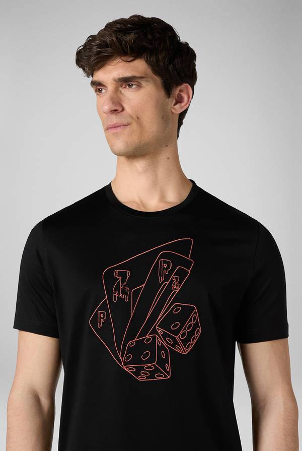 Lab. Pal Zileri Tshirt ricamata Saldi