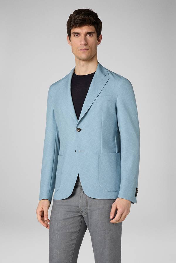Lab. Pal Zileri Giacca Effortless in jersey stampato I Più Venduti