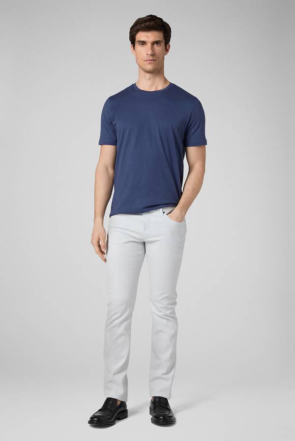 Lab. Pal Zileri T-Shirt in cotone nel colore blu navy 2025