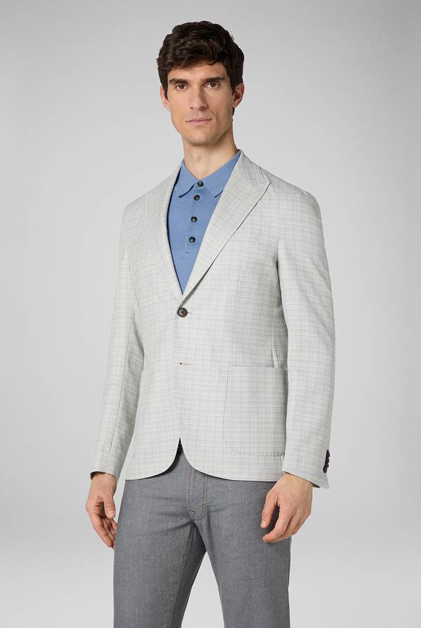 Lab. Pal Zileri Giacca Effortless con motivo micro check Pezzi Unici