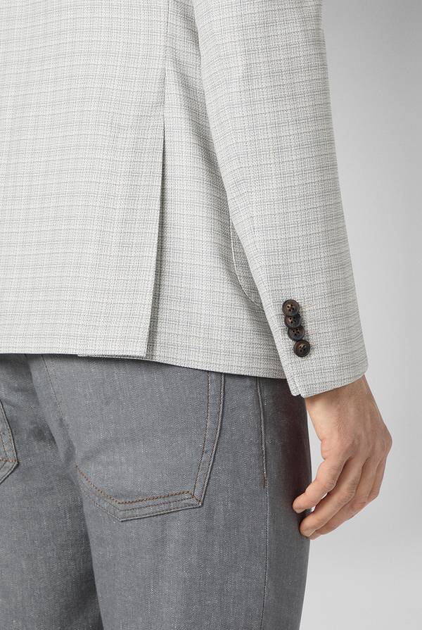 Lab. Pal Zileri Giacca Effortless con motivo micro check Pezzi Unici
