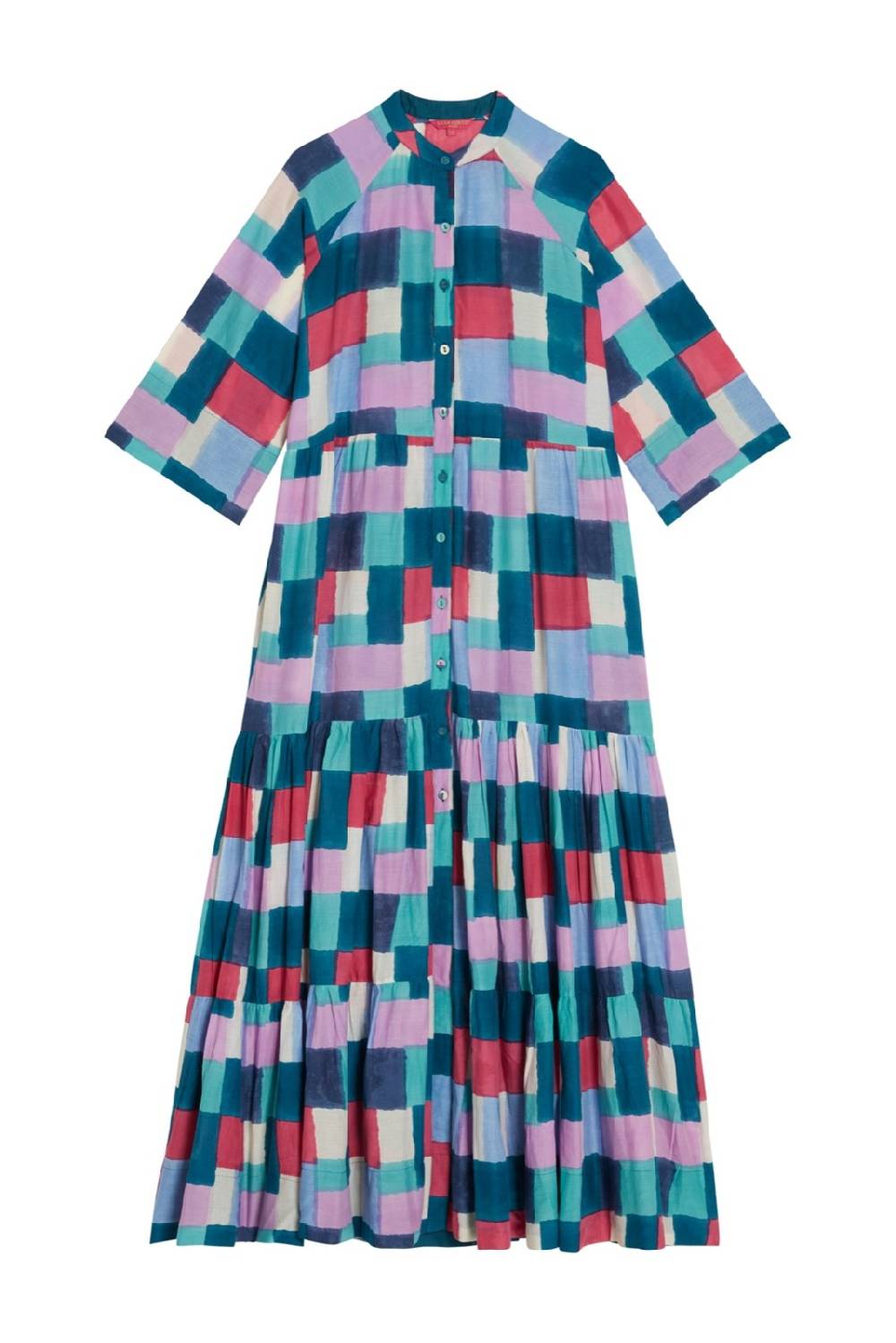 ﻿Lisa Corti abito rambagh geesband peacock 2025