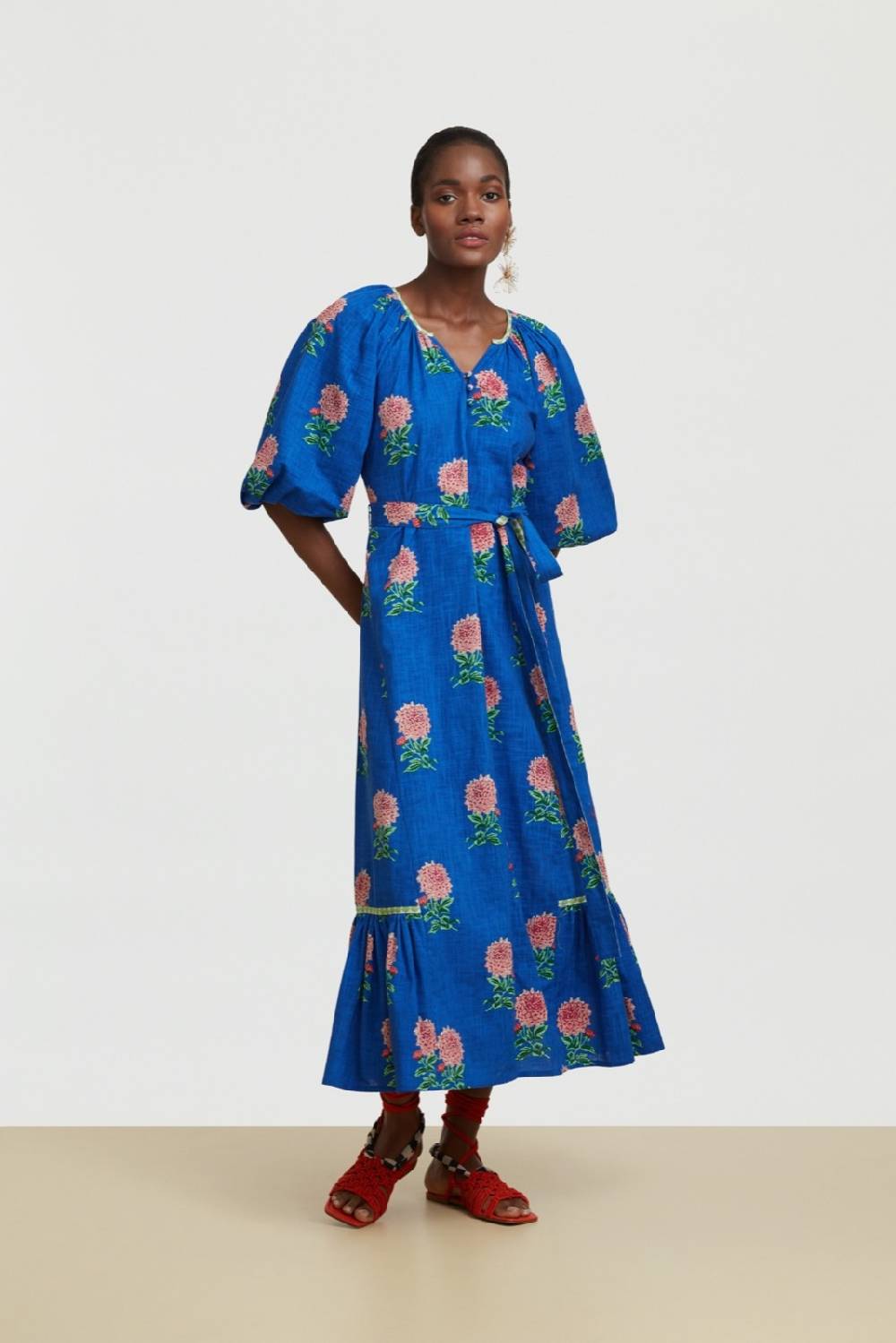 Lisa Corti abito mandili mamagoto royal blue Pezzi Unici