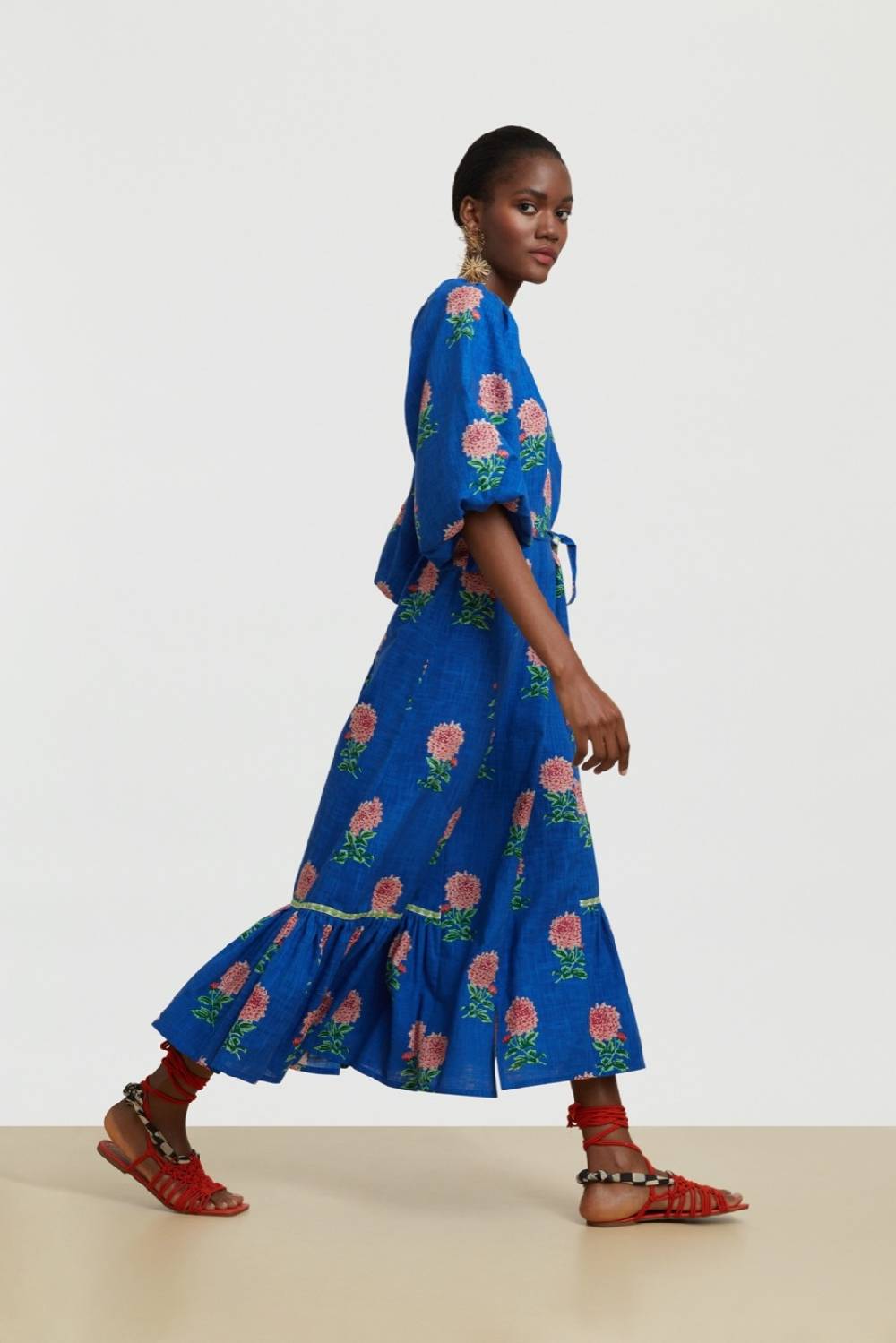 Lisa Corti abito mandili mamagoto royal blue Pezzi Unici