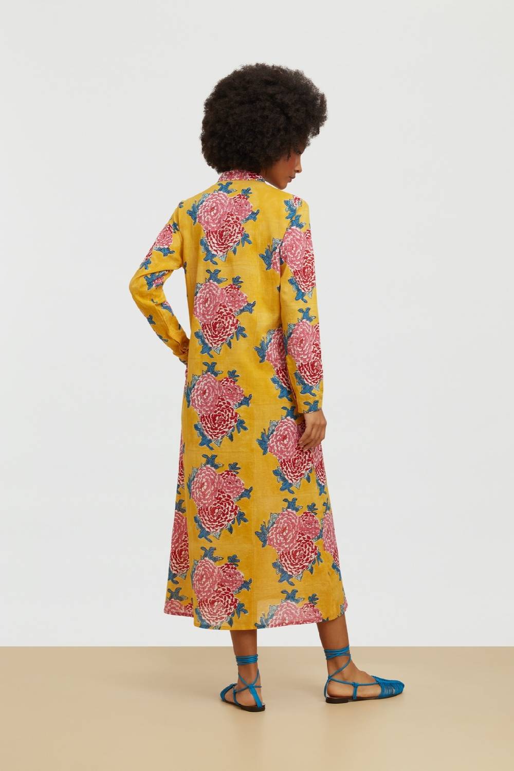 Lisa Corti kurta lunga corolla gold Sottocosto