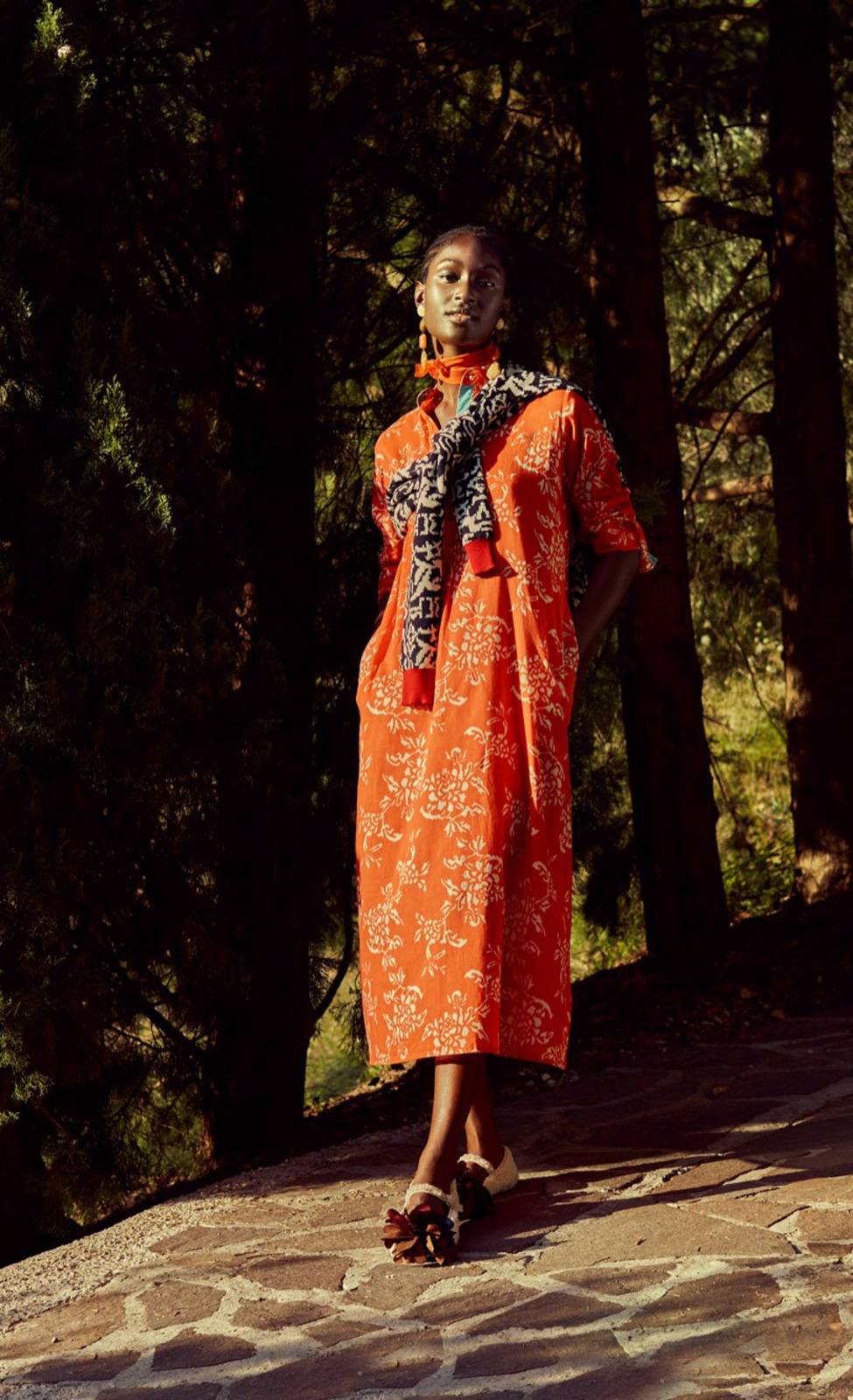 Lisa Corti kurta lunga kandem design coral Economico