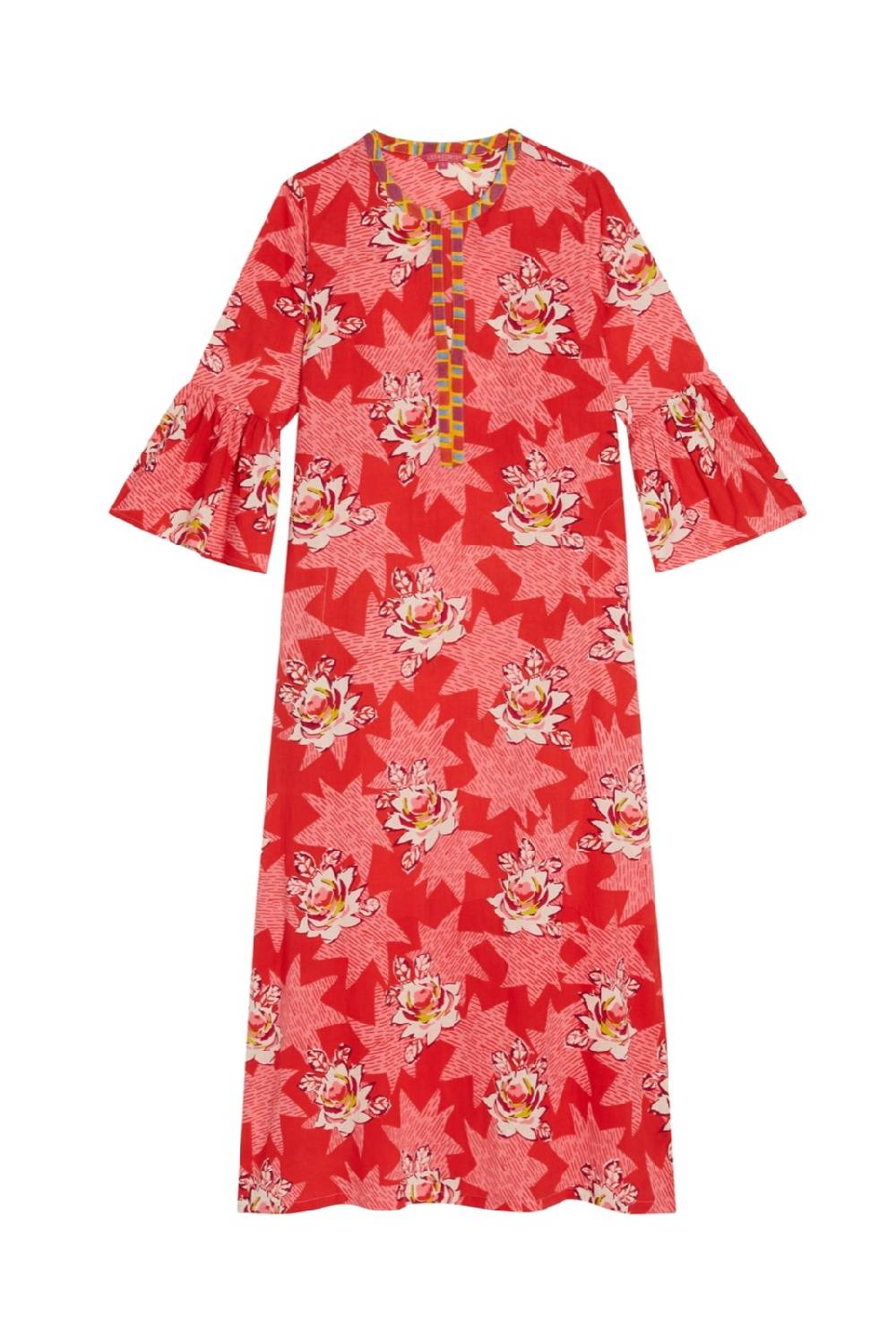 Lisa Corti abito ethesian star flower red Outlet