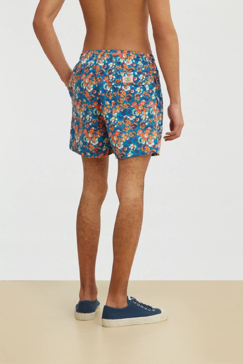 Lisa Corti costume patmos wax flower cobalt Vendita Calda