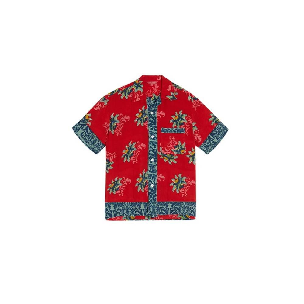 Lisa Corti camicia foulard tangeri flower coral Vendite Flash