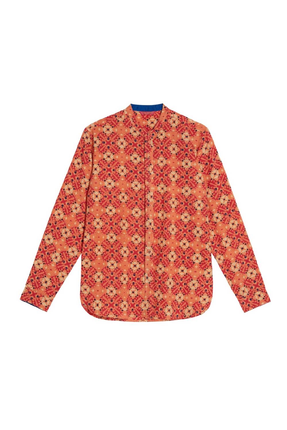 Lisa Corti camicia santorini morocco design red Nuova