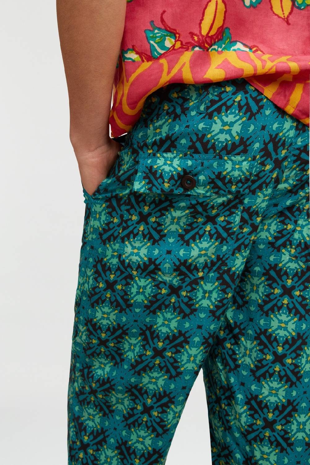 Lisa Corti pantalone dinghi marocco design black 2025