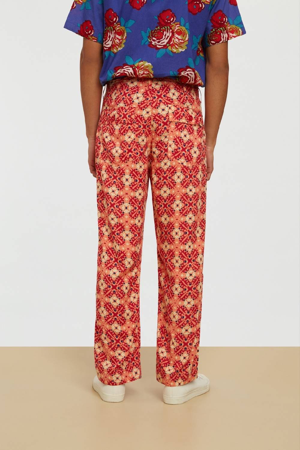 Lisa Corti pantalone dinghi marocco design red Vendita
