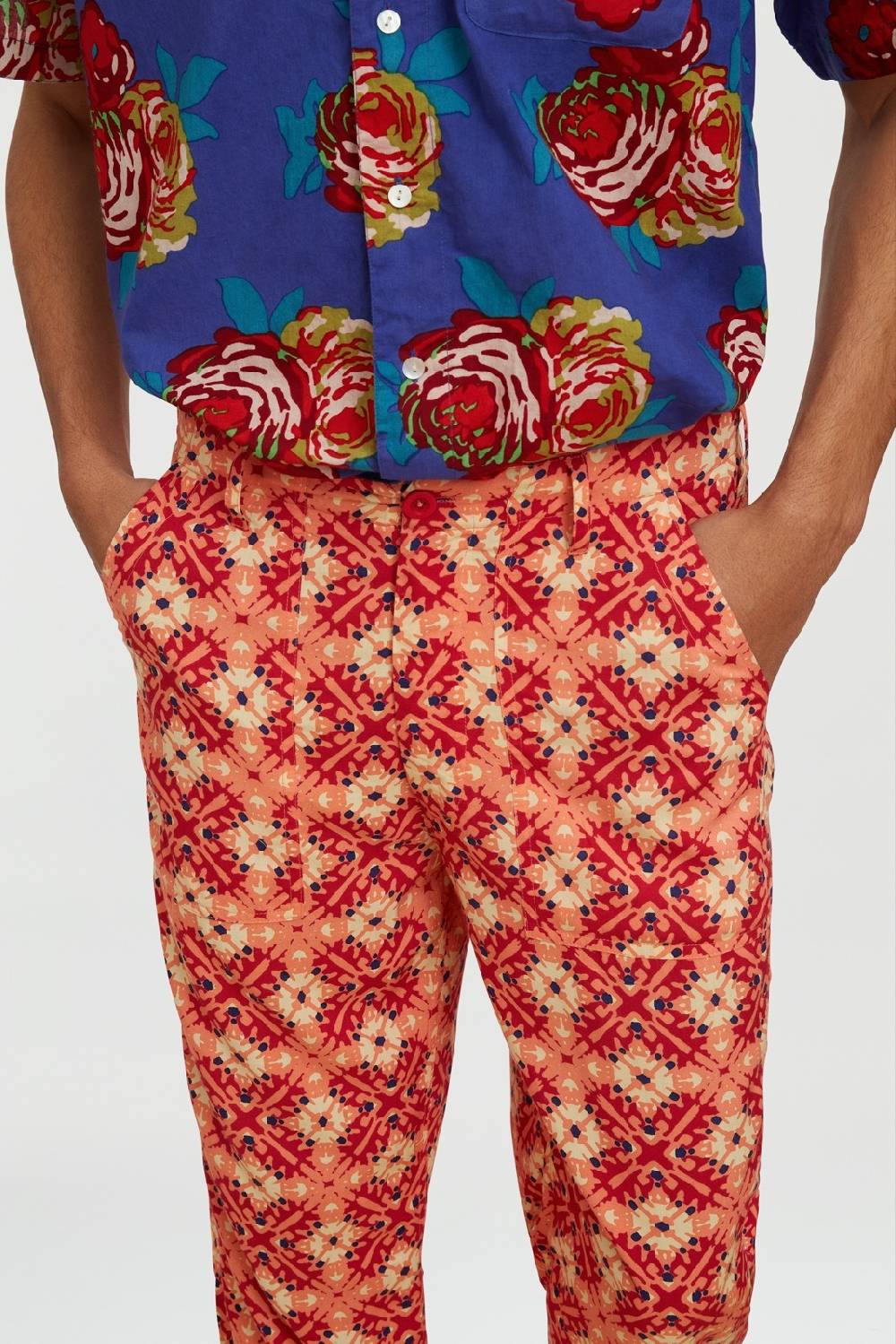 Lisa Corti pantalone dinghi marocco design red Vendita