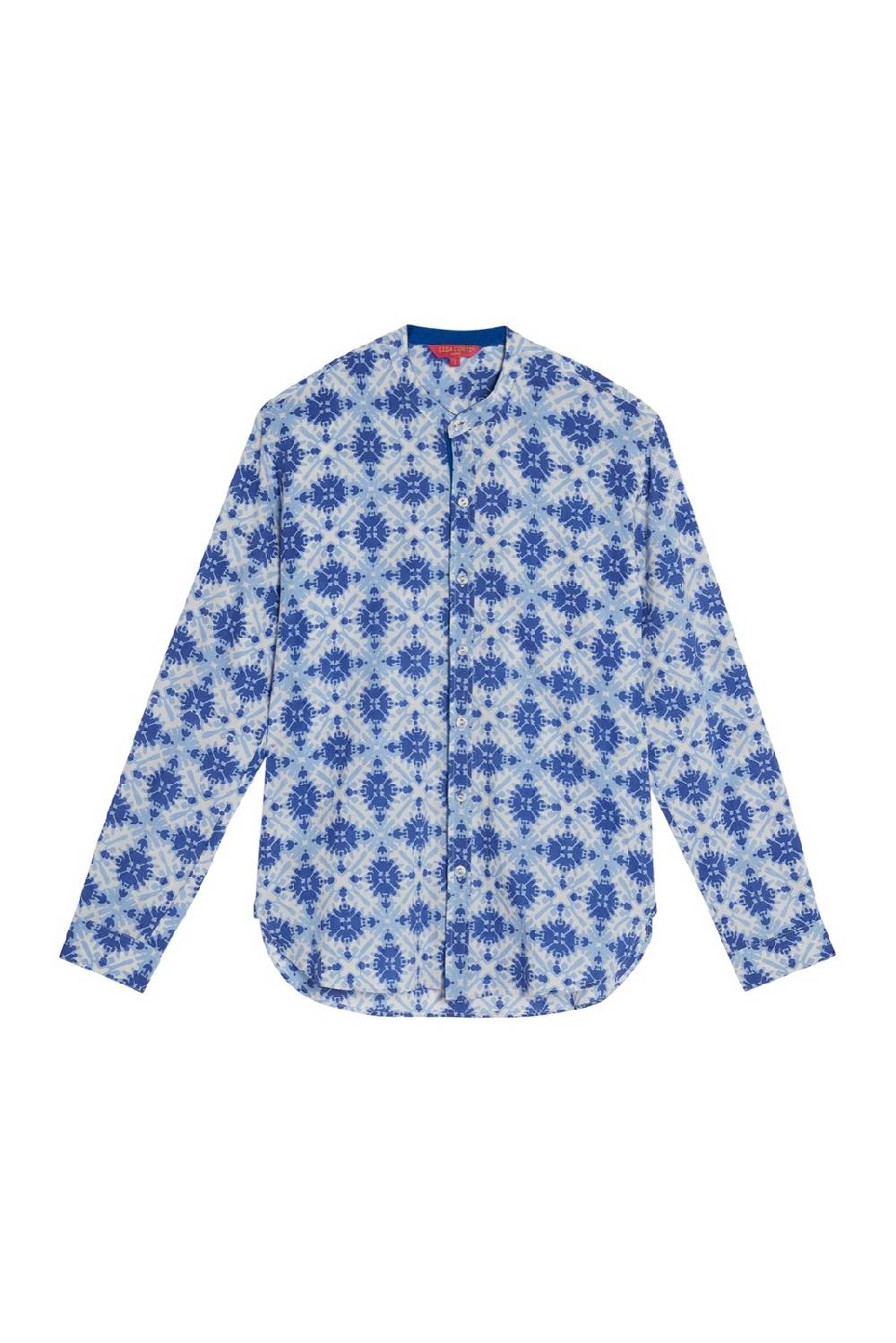 Lisa Corti camicia santorini morocco design blue Consegna Veloce